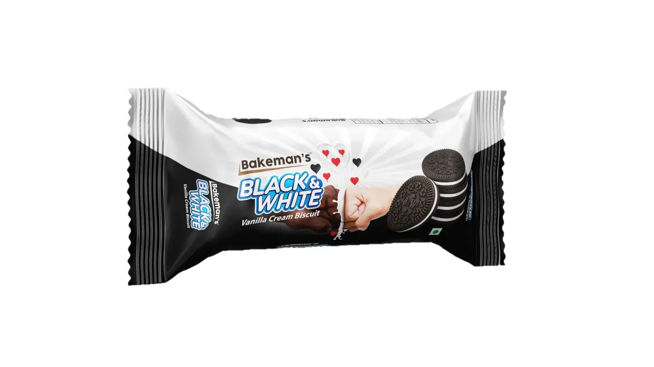 Black & white vanilla cream Biscuit
